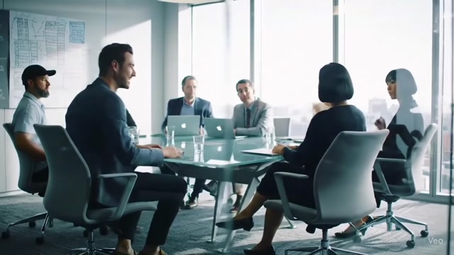 The Blue Inbox team gathered for a board meeting